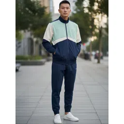 Nobero Men Mandarin Collar Track Suit-picture-39