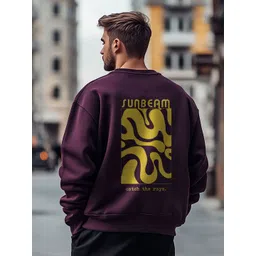 NOBERO Men Oversized Back Printed Sweatshirt-picture-47