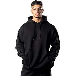 nobero Men Oversized Hoodies Graphic Printed Cotton Fleece Long Sleeve Hooded Sweatshirts for Men-picture-15