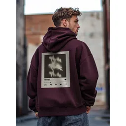 NOBERO Men Oversized Printed Hooded Sweatshirt-picture-21
