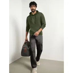 NOBERO Men Printed Hooded Sweatshirt image 5