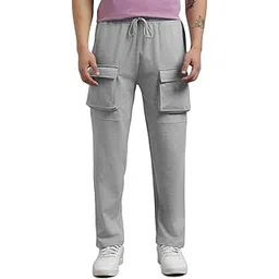 nobero Men Solid Straight Fit Front Pocket Joggers-picture-30