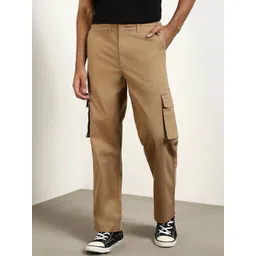 NOBERO Men Straight Fit Cargo Trouser-picture-35
