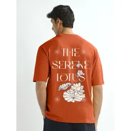 NOBERO Men Typography Printed Oversized Pure Cotton T-shirt-picture-48