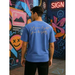 NOBERO Men Typography Printed Oversized Pure Cotton T-shirt-picture-24