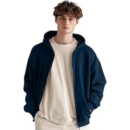 nobero Men's Cotton Blend Hooded Sweatshirt-picture-25