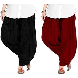 nobhob woman's plain cotton patiala salwar combo of 2 (free size) patiala || patiyala || patiala pants || cotton patiala || patiala combo (multicolour)-picture-35