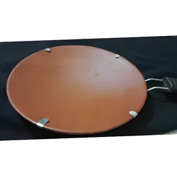 nod ALL Desi Healthy Tawa Earthen Cookware with Frills and color Tawa 7 cm diameter-picture-22