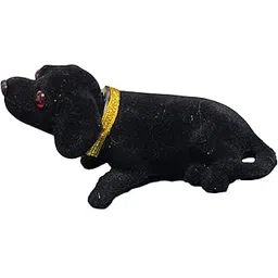 NOH Creations Moving Head Dog Toy for Car Dashboard/Home Decor/ Kids Toy -15 cm (Black)-picture-16