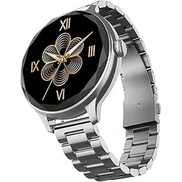 Noise Diva Smartwatch for Women with Diamond Cut Dial, Glossy Metallic Finish, AMOLED Display, New Metal Straps, 100+ Watch Faces, Female Cycle Tracker Smart Watch for Women (Metallic Silver)-picture-16