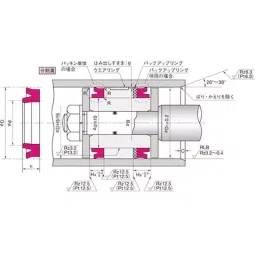 NOK φ115x130 mm ODI Type Polyurethane Rubber Packing Seal, ODI 130 115 10-picture-34