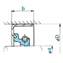 NOK φ230x260 mm SB Type Fluoro Rubber Oil Seal, SB23026020F-picture-18
