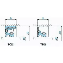 NOK φ60x82 mm TC Type Acrylic Rubber Oil Seal, TC 60 82 12 T-picture-44
