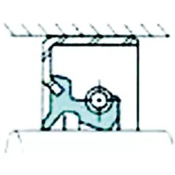 NOK φ75x110 mm TB2 Type Nitrile Rubber Oil Seal, TB2 75 110 13 image 3