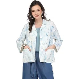 nomad lifestyle Women Printed Blazer-picture-35