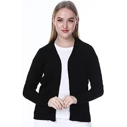 noquo Women's Front Open Cardigan Winter Sweater- Lightweight Layered Knitwear -Full Sleeve Warm Cardigan -Elegant Casual Wear for Girls & Women-Comfortable Fit-picture-42