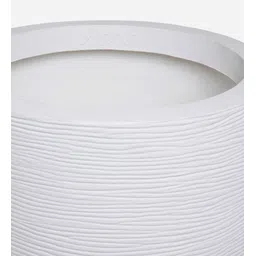 nora Big Iris White Polyethylene Floor Planter image 5