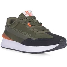 north star 8597 Retro Nova 500 Olive Casuals Shoes for Men|Running|Hiking|Tennis|Comfort|-picture-33