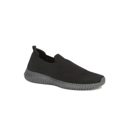 North Star Men Black Woven Design Slip-On Sneakers-picture-26