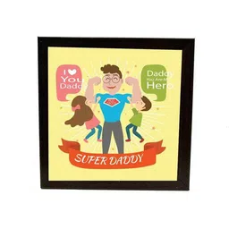 northland Super Dad Table/Desk Frame (6.5 inch X 6.5 inch, Frame). Unique Gift for Dad 6.5 inch Poster-picture-28