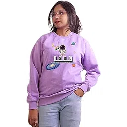 nostalgia fashions Women's Casual Round Neck Full Sleeve Graphic Printed Cotton Sweatshirt-picture-12