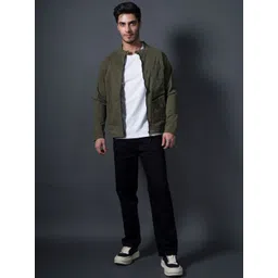 nostrum Men Cotton Longline Tailored Jacket with Embroidered-picture-21