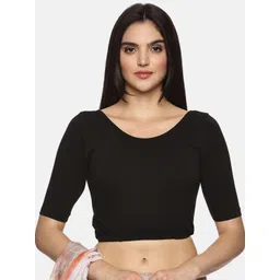 NOT YET by us Stretchable Readymade Saree Blouse-picture-18