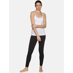 NOT YET by us Women White Solid Cotton Pack of 3 Adjustable Straps Camisoles image 4