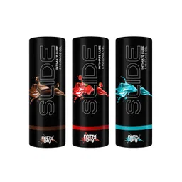 noTTy Boy Set Of 3 Slide Intimate Lube & Massage Gel-100mlEach-Strawberry-Chocolate-Plain-picture-29