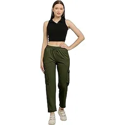 notwild Women's Trousers Joggers Sweatpants Water Resistant Walking Hiking Pants Lounge Athletic Workout Sports Trousers with Side Cargo Pockets-picture-49