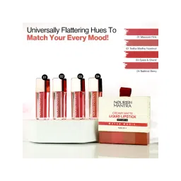 Nourish Mantra Liquid Lipstick Muted Magic Creamy Matte with SPF-picture-24