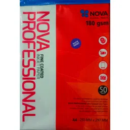 nova A4 180 Gsm 50 Sheets Glossy Photo paper (A4- 210 MM X 297 MM ) GLOSSY PHOTO PAPER A4 180 gsm Photo Paper-picture-25