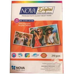 nova Digital Professional Premium photo paper Glossy inkjet A4 20 SHEETS (210 GSM) INKJET A4 210 gsm Photo Paper-picture-16