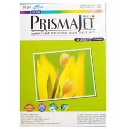 nova Prismajet Digital Plus Glossy Colour Paper Size 5" X 7" 270 Gsm 50 Sheet Unruled 5X7 Inches 270 gsm Photo Paper-picture-26