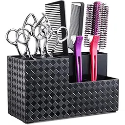 Noverlife Hairdressing Scissors Holder Shears Block, Barber Shop Scissor Organizer Stand, Hairdressing Tools Storage Box for Hairstyling Combs Clips Brusehs, Salon Barber Scissor Holder Rack-picture-27