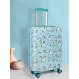 NOVEX Printed Hard-Sided Water Resistant Cabin Trolley Suitcase-picture-55