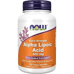 Now Foods Alpha Lipoic Acid Capsules 600mg - 120 Capsules-picture-45