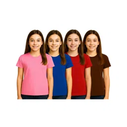 NOW OR NEVER Girls Multi Tshirts-picture-38