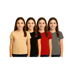NOW OR NEVER Kids-Girls Multi Tshirts-picture-15
