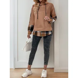 NOWI Women Colourblocked Hooded Sweatshirt-picture-38