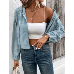 NOWI Women Lightweight Crop Bomber Jacket-picture-19