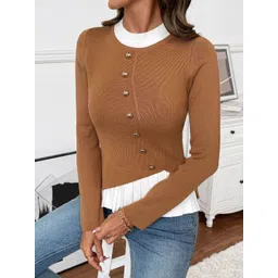 NOWI Women Ribbed Pullover-picture-29