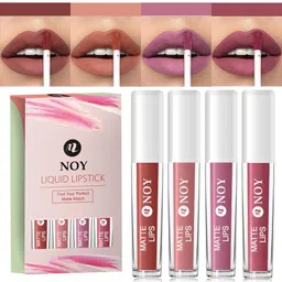 noy Frontier Chic: 100% Western-Inspired Nude Matte Smudgproof Lipstick Sets #WC118-picture-13