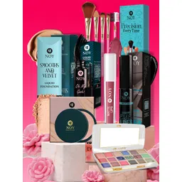 NOY Set Of 11 Long Lasting Waterproof Makeup Kit-picture-42