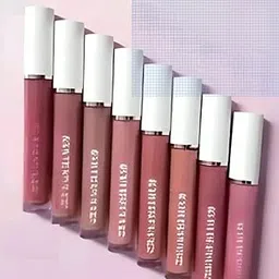 Nozti Sensational Waterproof Liquid Matte Lipstick Set, Multicolor Nude and Red Shades, Long-Lasting Formula, 32ml, 8 Pack-picture-23