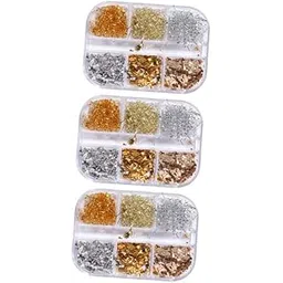 NPAH Nail Art Foil Glitter Stickers for Nails Gold Silver Sequins Manicure Decor Handicraft-picture-30