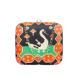 NR by Nidhi Rathi Black Fabric Clutch-picture-48