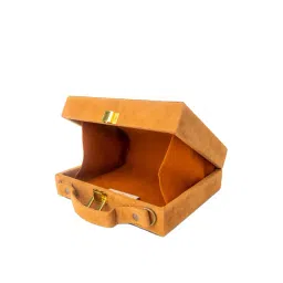 NR by Nidhi Rathi Black Fabric Clutch image 4