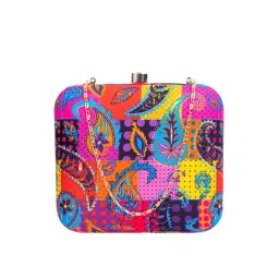 NR by Nidhi Rathi Multicolor Fabric Clutch-picture-32