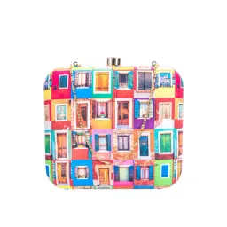 NR by Nidhi Rathi Multicolor Fabric Clutch-picture-14